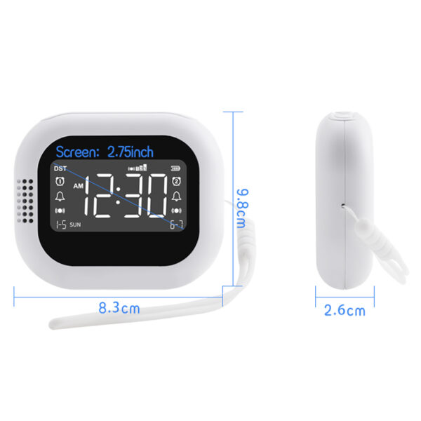 CE certified Portable Travel Silent Vibrate Alarm clock OEM - Image 5