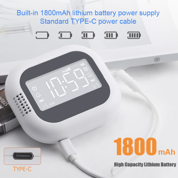 CE certified Portable Travel Silent Vibrate Alarm clock OEM - Image 9