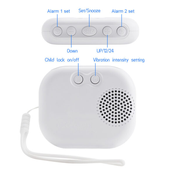 CE certified Portable Travel Silent Vibrate Alarm clock OEM - Image 11