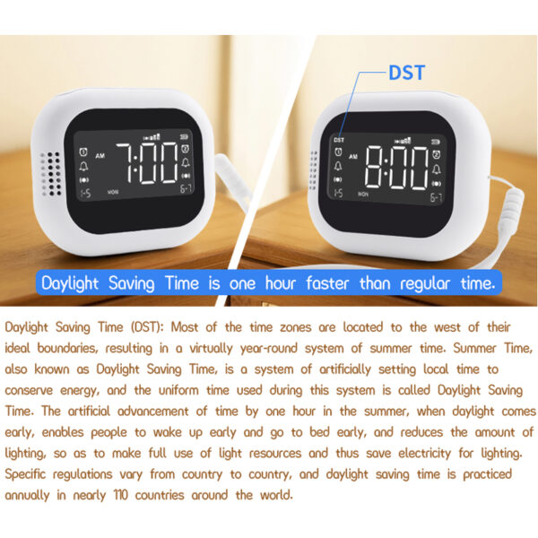CE certified Portable Travel Silent Vibrate Alarm clock OEM - Image 12
