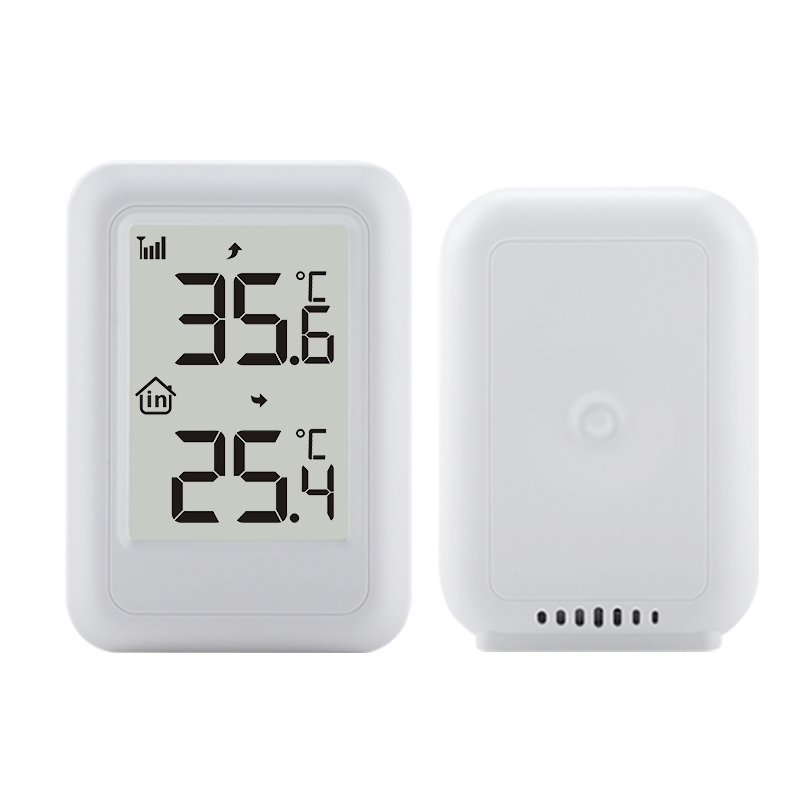 FT0401 Mini Digital Indoor/Outdoor Thermometer 330 Feet 100M LCD Display Plastic Temperature Monitor for Home House Baby Room