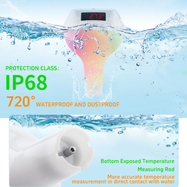 Digital Display Thermometer Smart Thermostat Temperature for Swimming Pool - Kiʻi 6