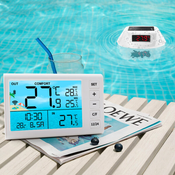Digital Display Thermometer Smart Thermostat Temperature for Swimming Pool - Kiʻi 8