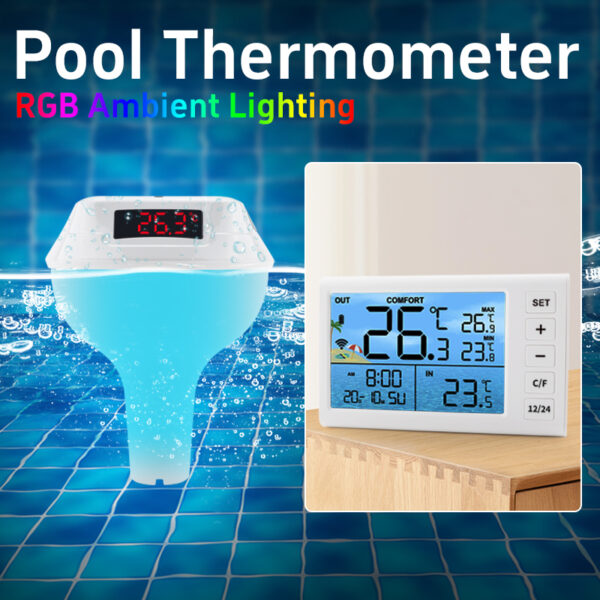 Digital Display Thermometer Smart Thermostat Temperature for Swimming Pool - Kiʻi 2